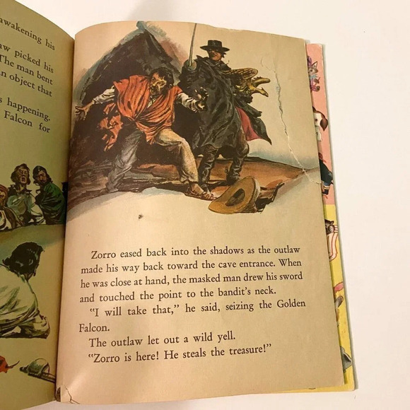 Vintage 1958 Disneys Zorro and the Secret Plan A Little Golden Book - Picture 14 of 16